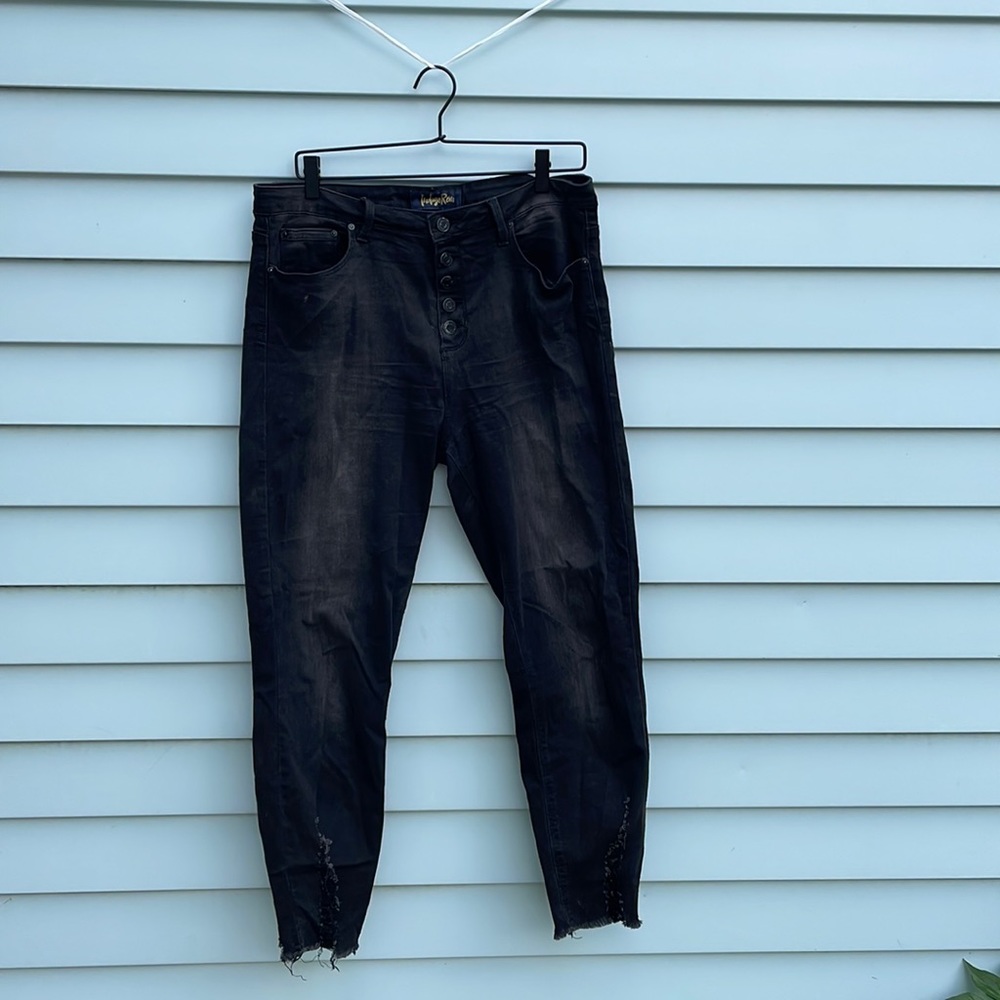 Indigo brand-Black stretchy jeans